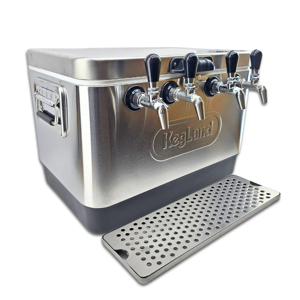 Four Tap Jockey Box Builder - Stainless Steel Cooler - Image 6