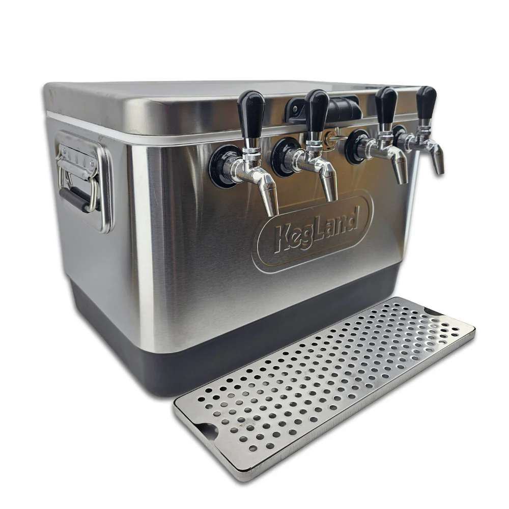 Four Tap Jockey Box Builder - Stainless Steel Cooler - Image 7