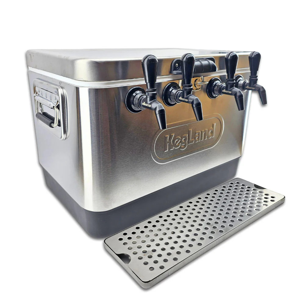 Four Tap Jockey Box Builder - Stainless Steel Cooler - Image 8