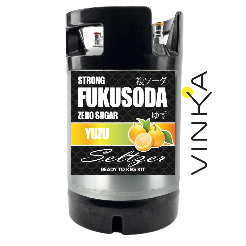 Hard FUKUSODA Yuzu - Zero Sugar - Ready to Keg Kit - Image 6