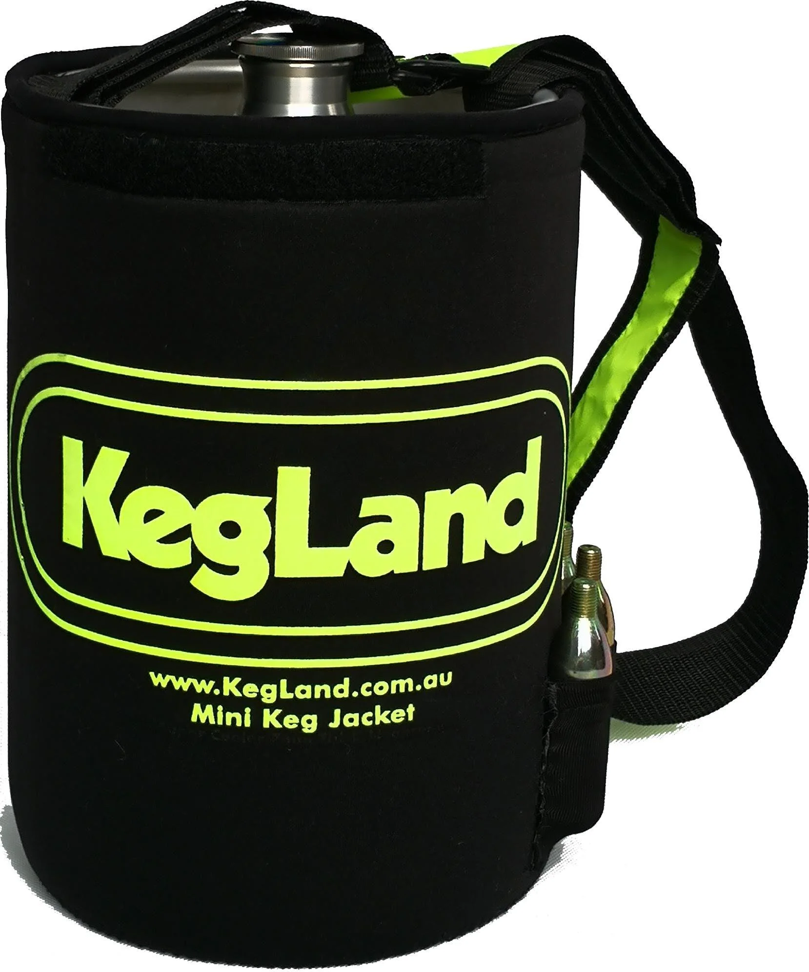 5L Glow in the Dark Mini Keg Neoprene Keg Parka/Jacket - Image 2