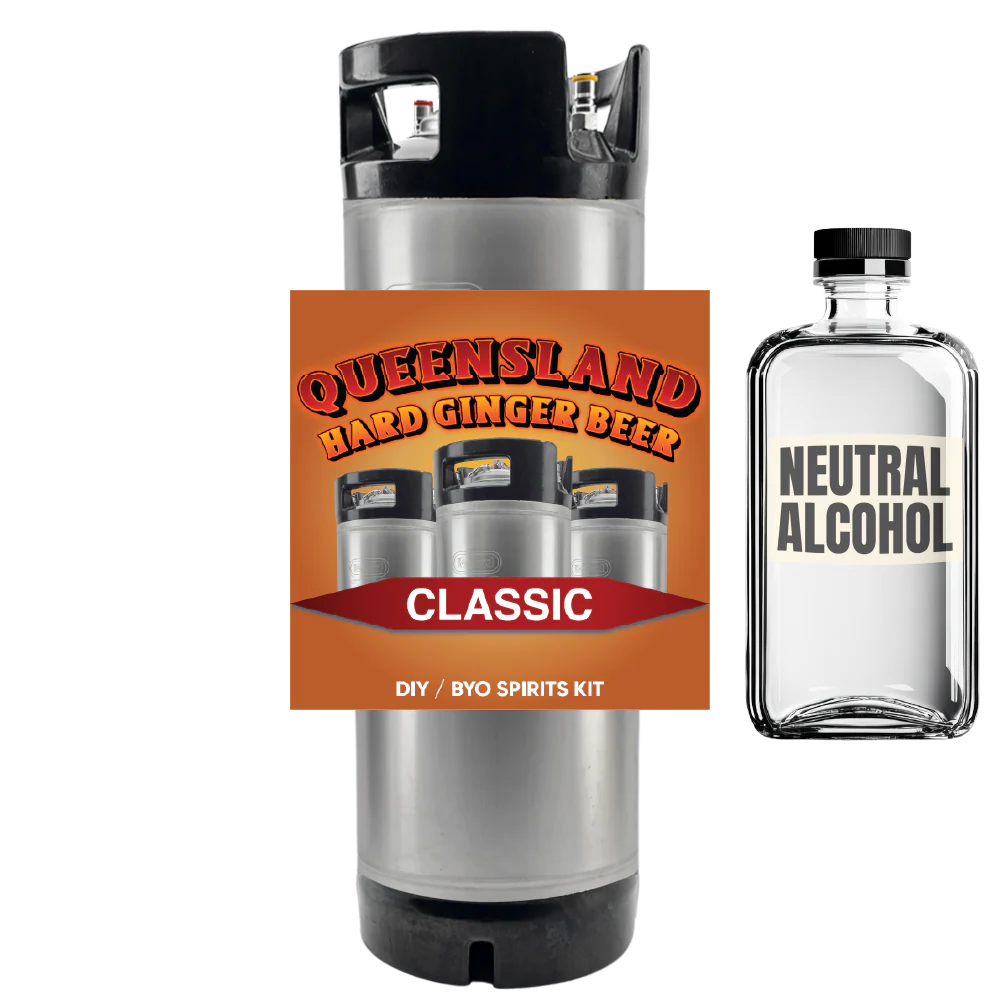 Queensland Hard Ginger Beer - DIY ~ BYO Spirits Keg Mix Kit - Image 2