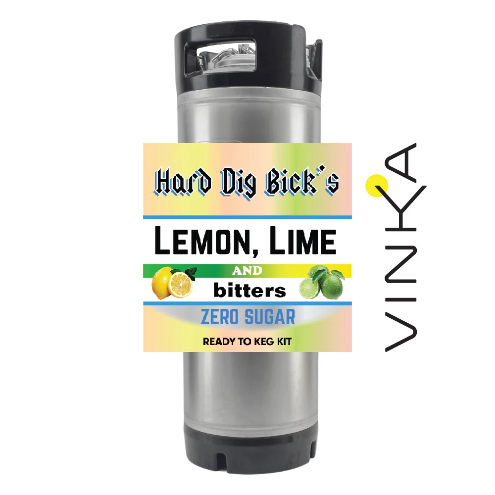 Hard Dig Bick's Lemon Lime and Bitters - Zero Sugar - Ready to Keg Kit - Image 2
