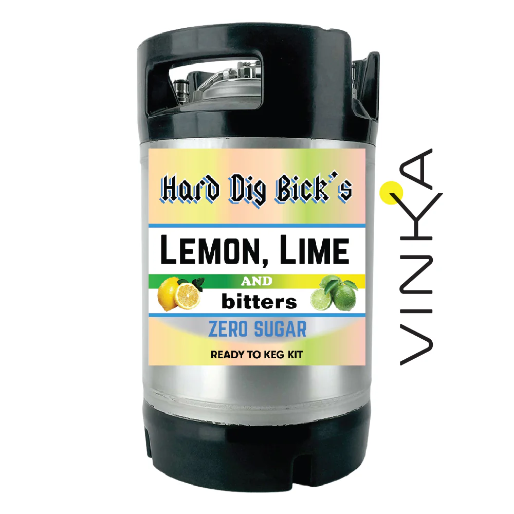 Hard Dig Bick's Lemon Lime and Bitters - Zero Sugar - Ready to Keg Kit - Image 3