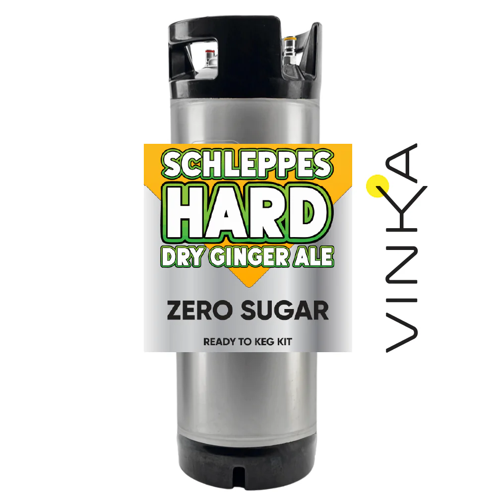 Hard Schleppes Dry Ginger Ale - Zero Sugar - Ready to Keg Kit - Image 2