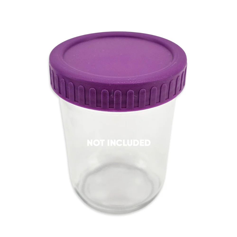 Haul Mason Jar Leak-Proof Lids  - 6 Pack (Purple) - Image 5