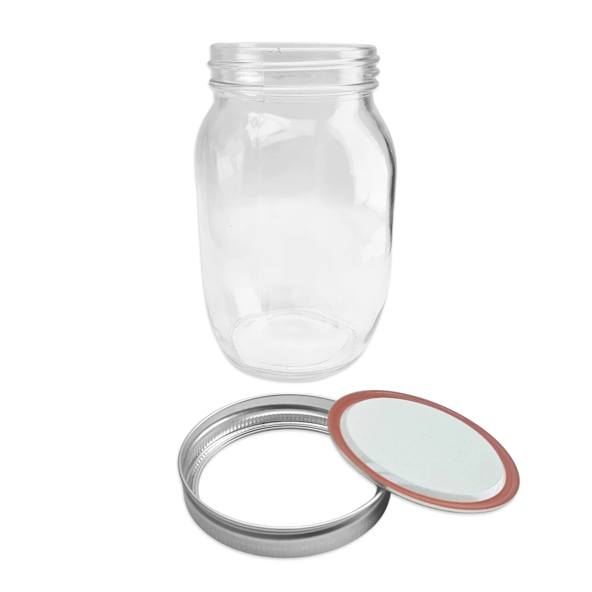 Haul Wide Mouth - 1000mL -  Quart Mason Jars & Lids - 12 Pack - Image 4