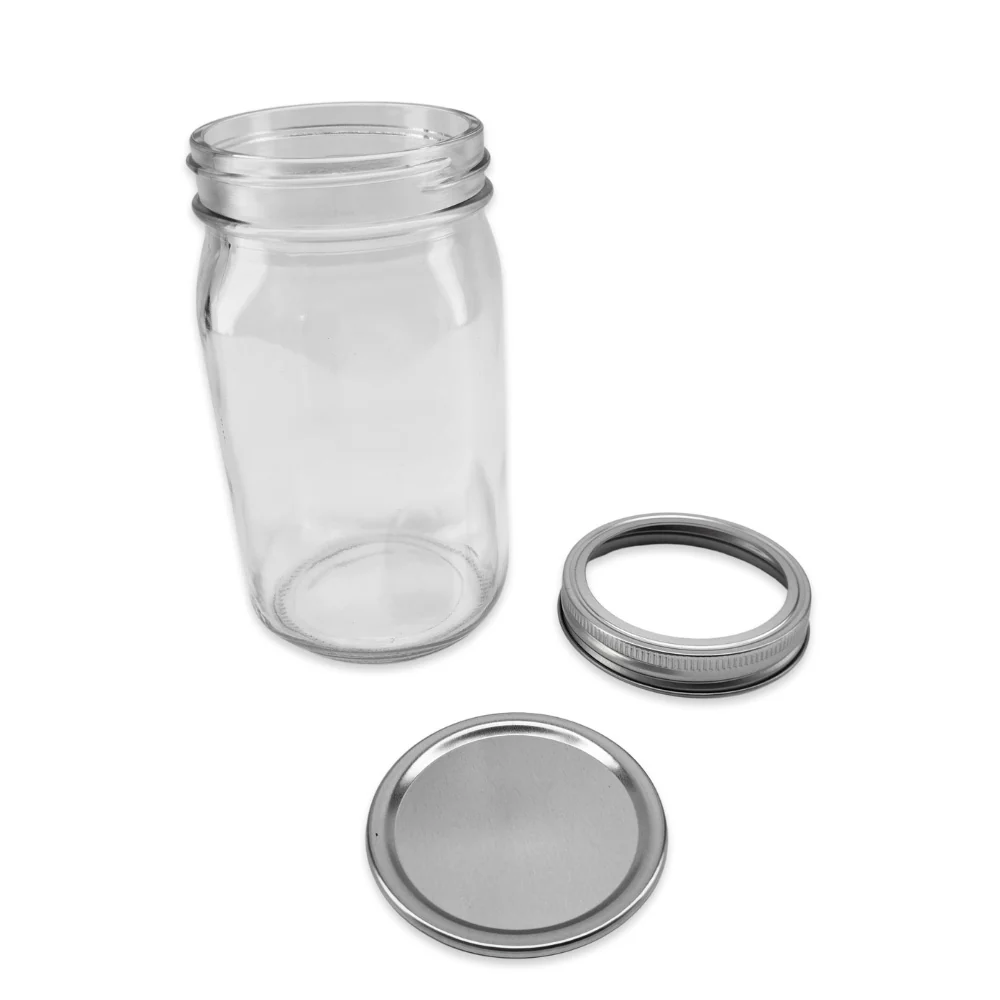 Superseded Model - Haul Wide Mouth - 1000mL - Quart Mason Jars & Lids - 12 Pack - Image 5