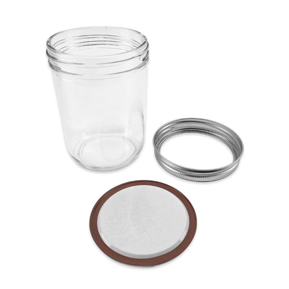 Haul Wide Mouth - 500mL - Pint Mason Jars & Lids - 12 Pack - Image 4