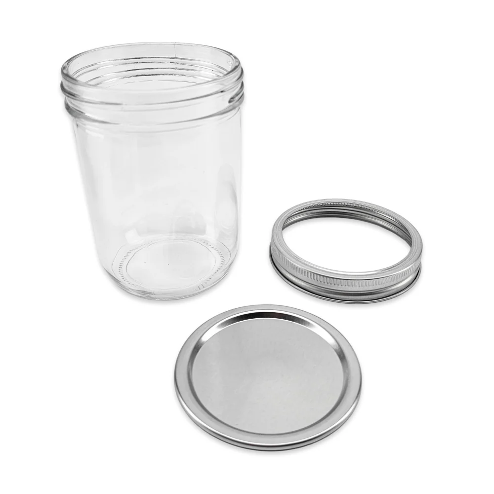 Haul Wide Mouth - 500mL - Pint Mason Jars & Lids - 12 Pack - Image 5