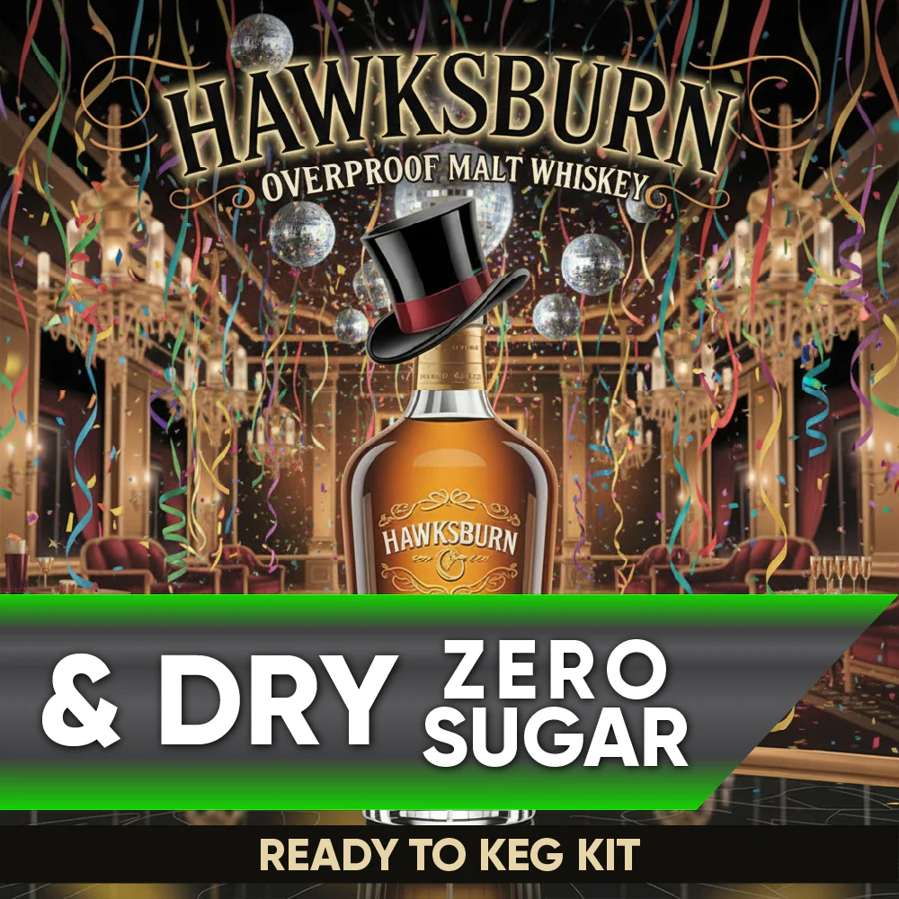 Hawksburn Malt Whiskey and Dry - Zero Sugar - Ready to Keg Kit - Image 2