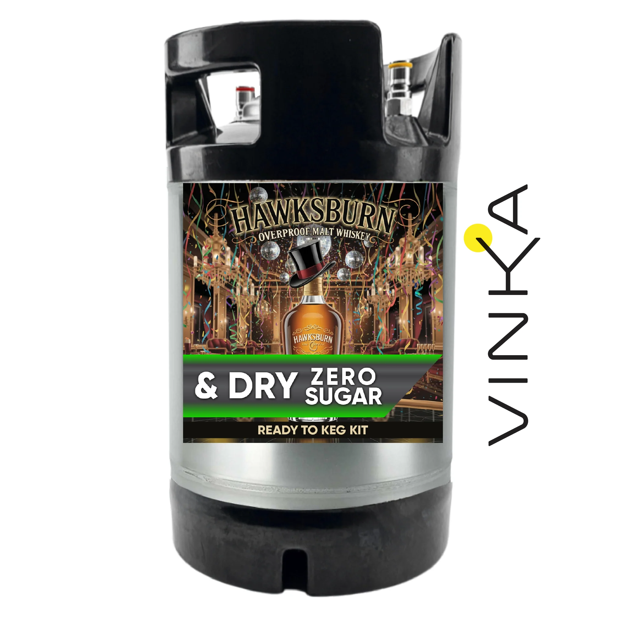 Hawksburn Malt Whiskey and Dry - Zero Sugar - Ready to Keg Kit - Image 6
