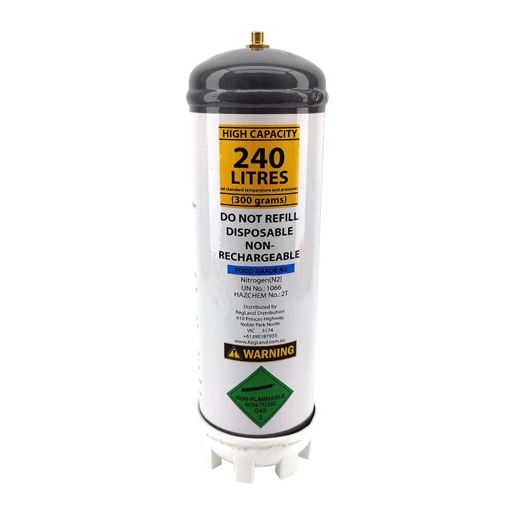 2.2L Nitrogen Disposable Gas Cylinder (N2) - Image 3