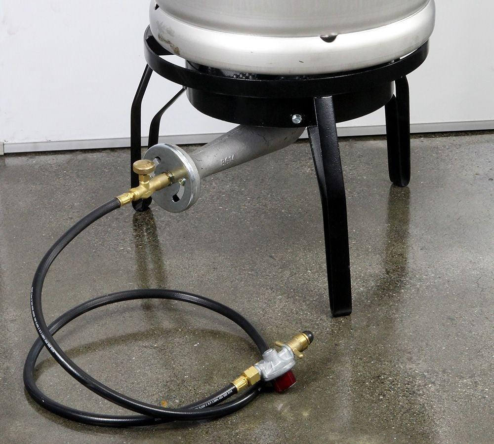 High Pressure LPG Burner kit + Needle Valve + HP Regulator - Image 4