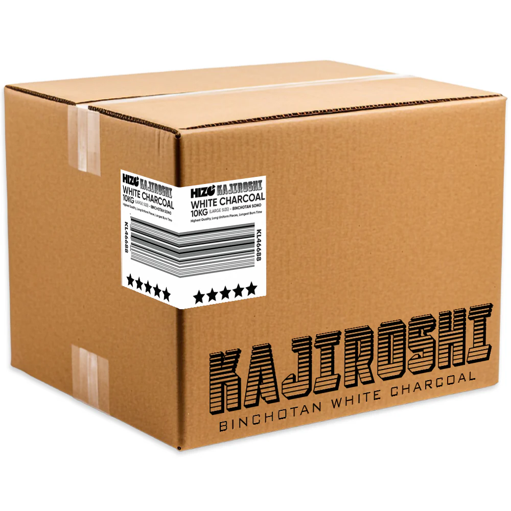 HIZO Kajiroshi - White Charcoal 10kg - Binchotan Sono - Large - Image 2