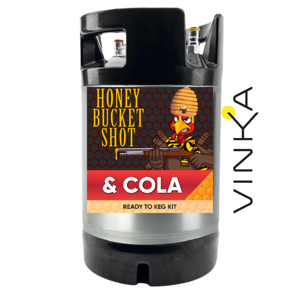 Honey Bucket Shot Kentucky Bourbon and Cola Ready to Keg Kit - Image 4