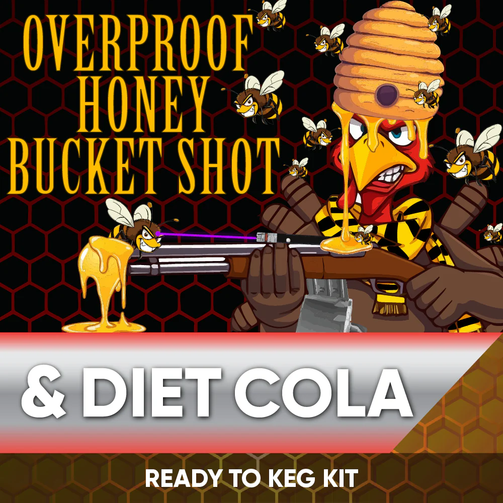Honey Bucket Shot Kentucky Bourbon and Diet Cola - Ready to Keg Kit - Image 2