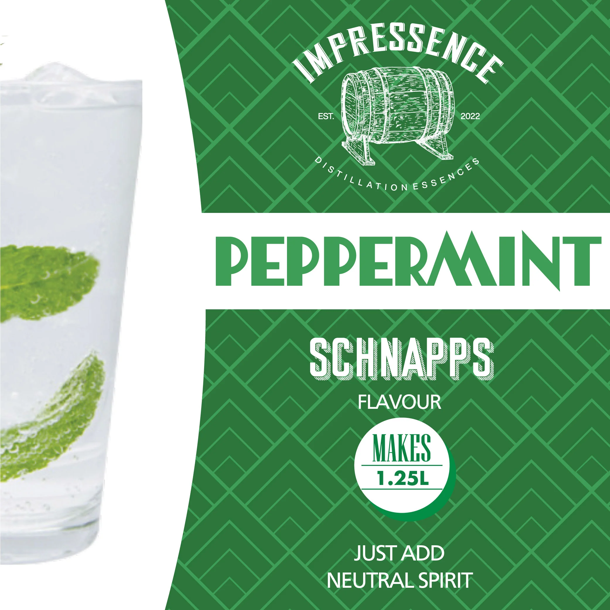 Impressence - Peppermint Schnapps Spirit Flavouring - 50mL - Image 2