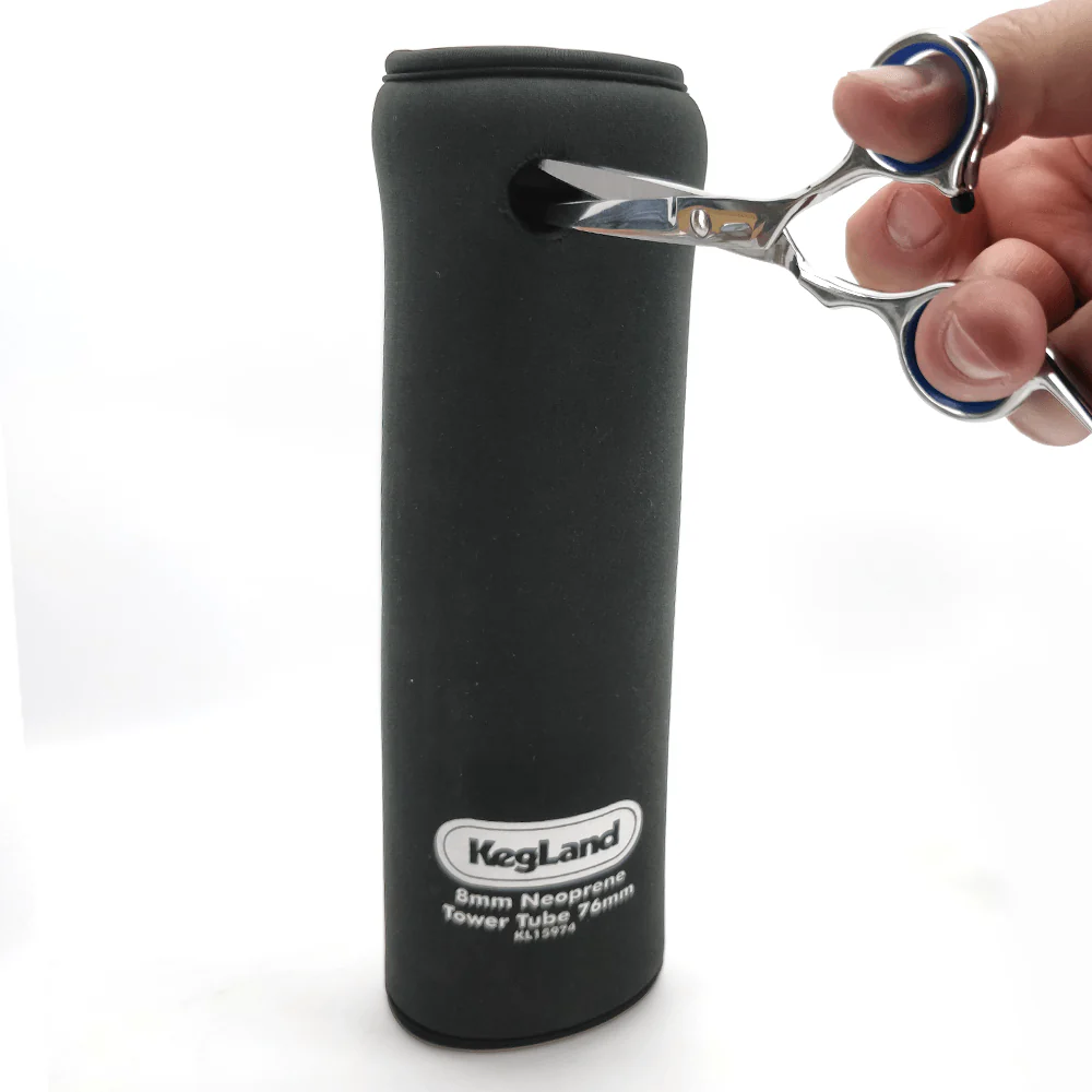 Insulating Neoprene Kegerator Tower Tube 115mm/4.5' (4 Tap) - Image 3
