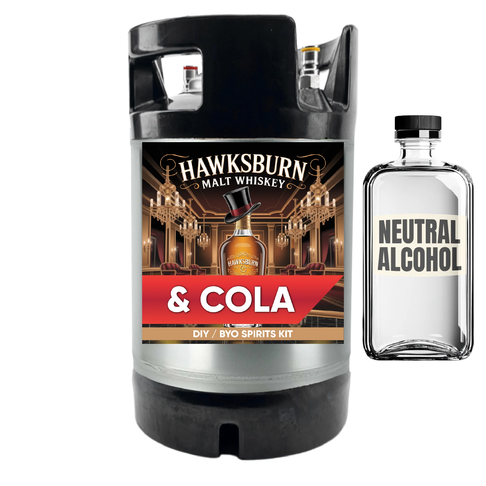 Hawksburn Whiskey and Cola - DIY ~ BYO Spirits Keg Kit - Image 3