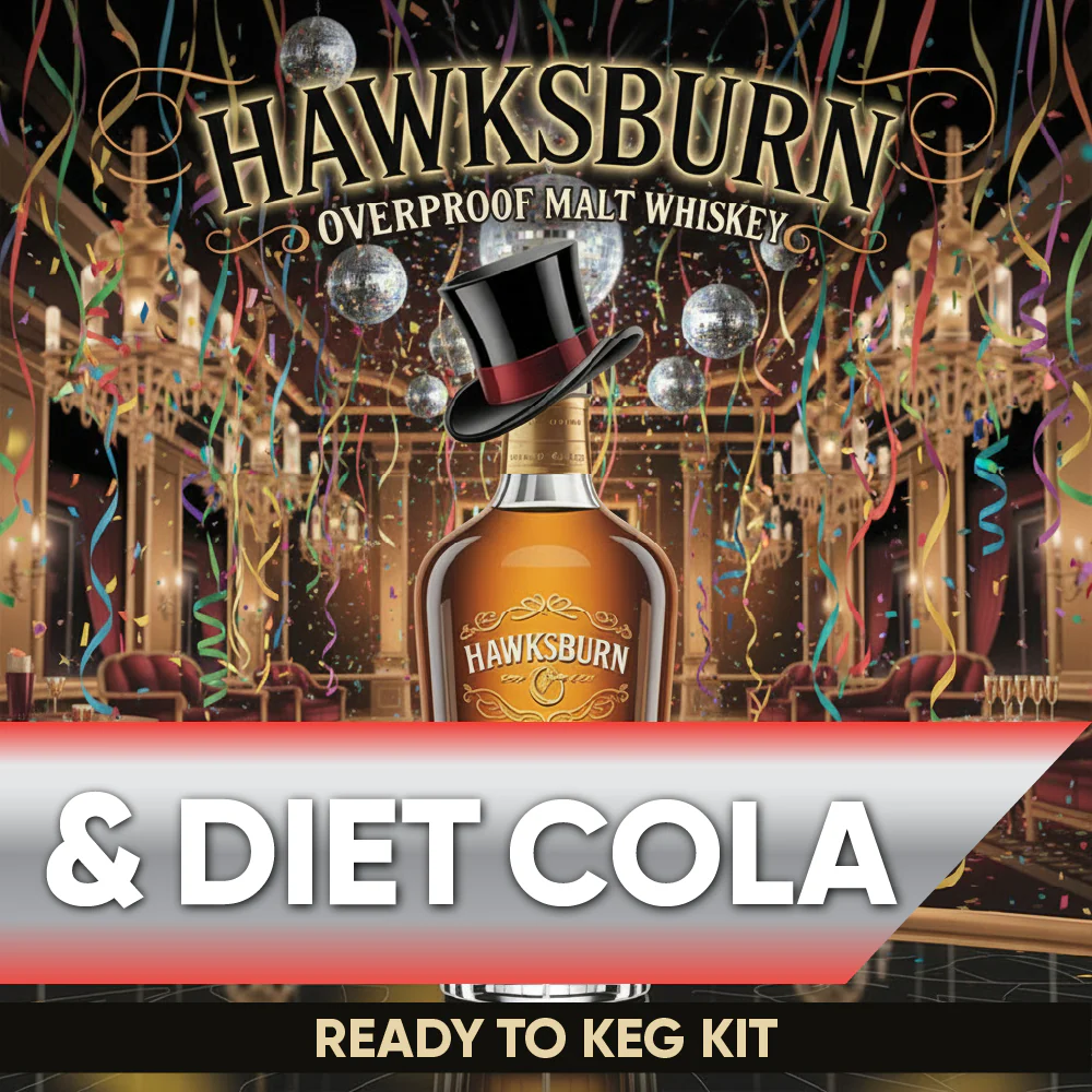 Hawksburn Malt Whiskey and Diet Cola - Ready to Keg Kit - Image 2