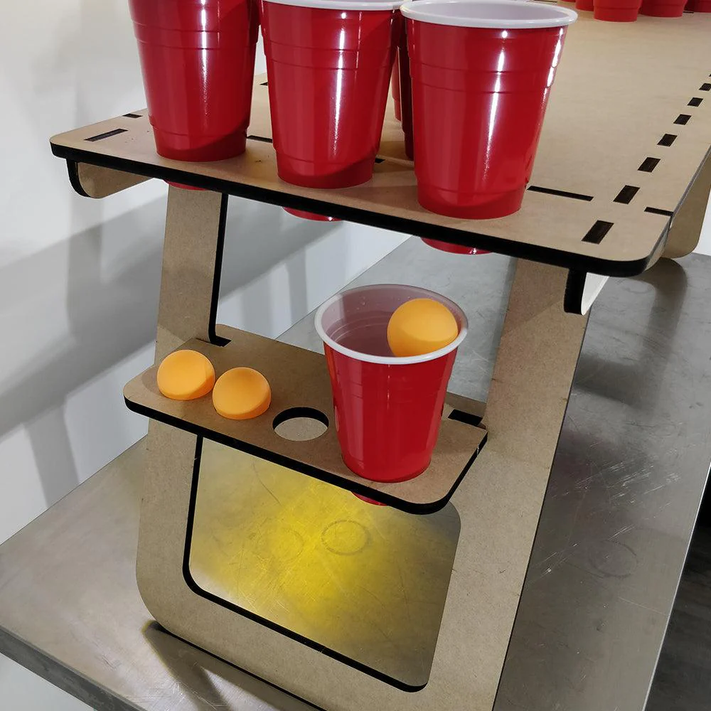KegLand Beer Pong Table 40cm x 105cm - MDF - Image 3