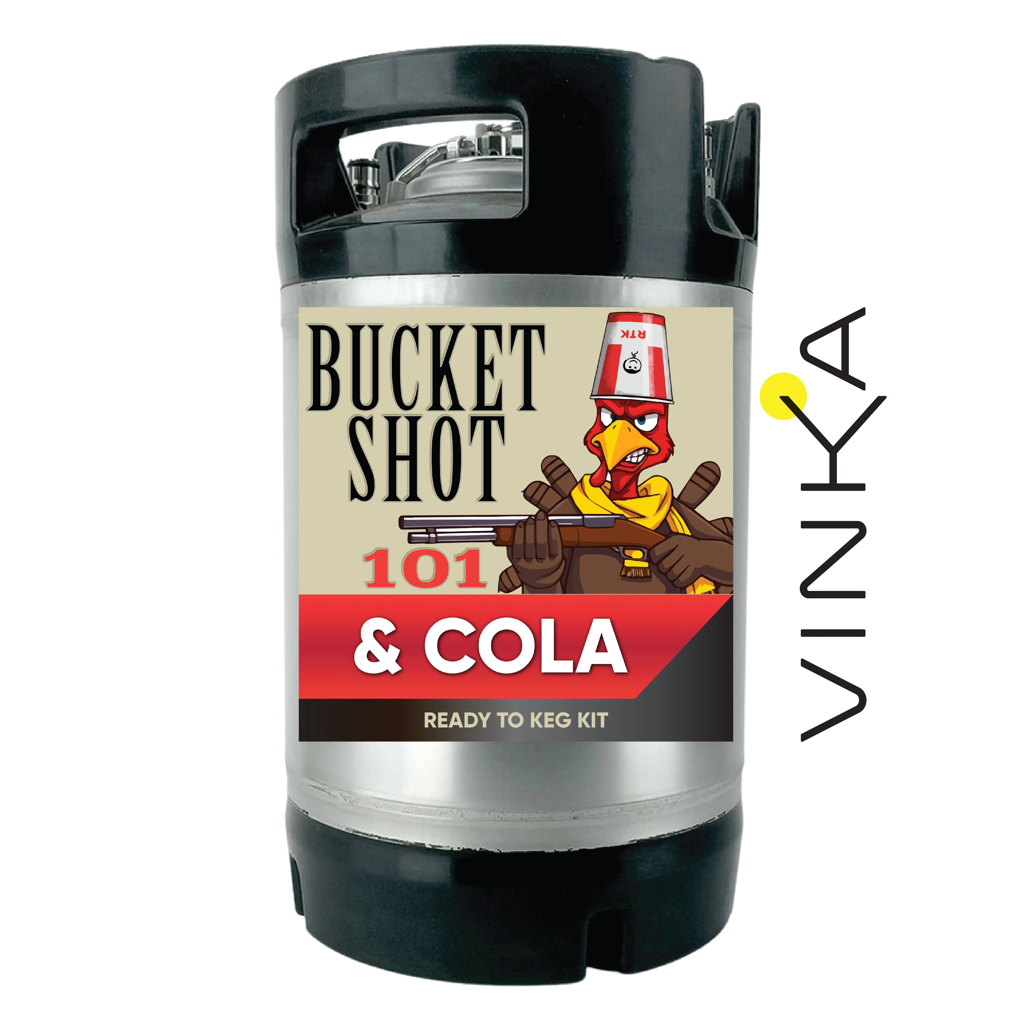 Bucket Shot Kentucky Bourbon and Cola Ready to Keg Kit - Image 4