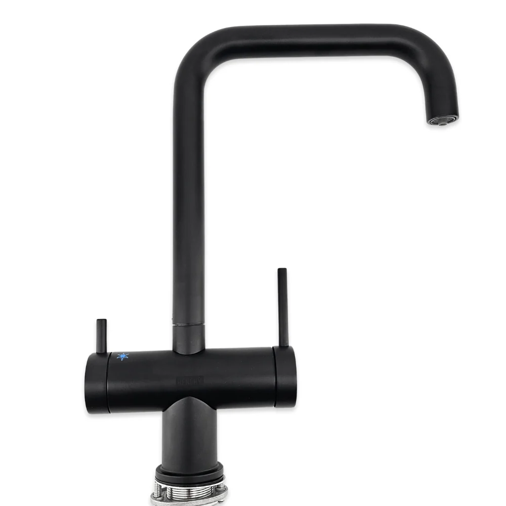 Benchy 4 in 1 Kitchen Mixer Tap (Hot-Cold-Chilled-Sparking) - Matte Black - Image 2