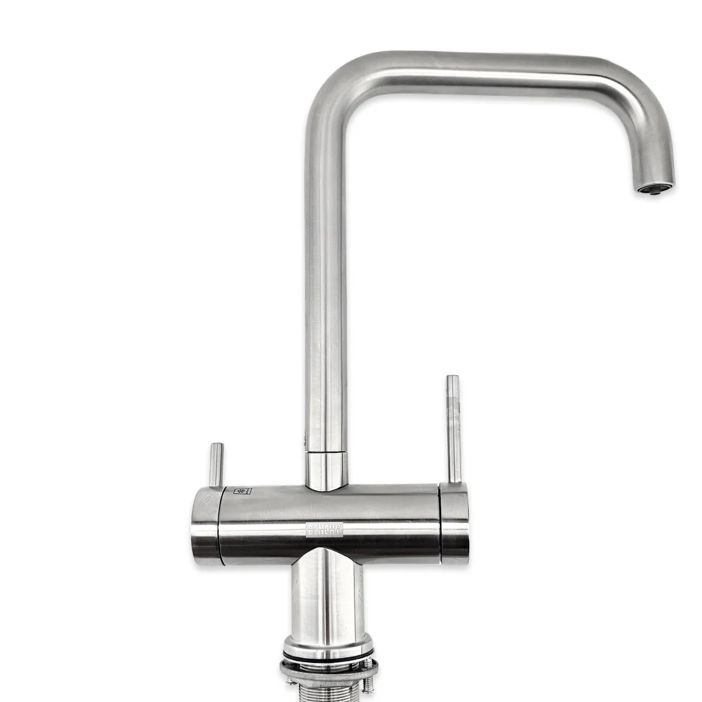 Benchy 4 in 1 Kitchen Mixer Tap (Hot-Cold-Chilled-Sparking) - Stainless Steel - Image 2