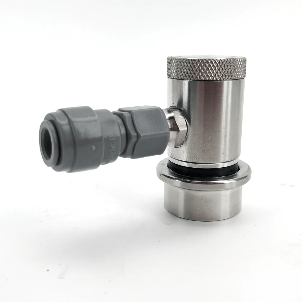 Machined Stainless Ball Lock Disconnect - MFL Thread (Black/Liquid) - Image 5