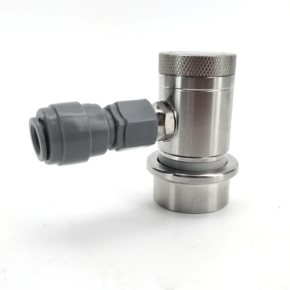 Machined Stainless Ball Lock Disconnect - MFL Thread (Grey/Gas) - Image 4