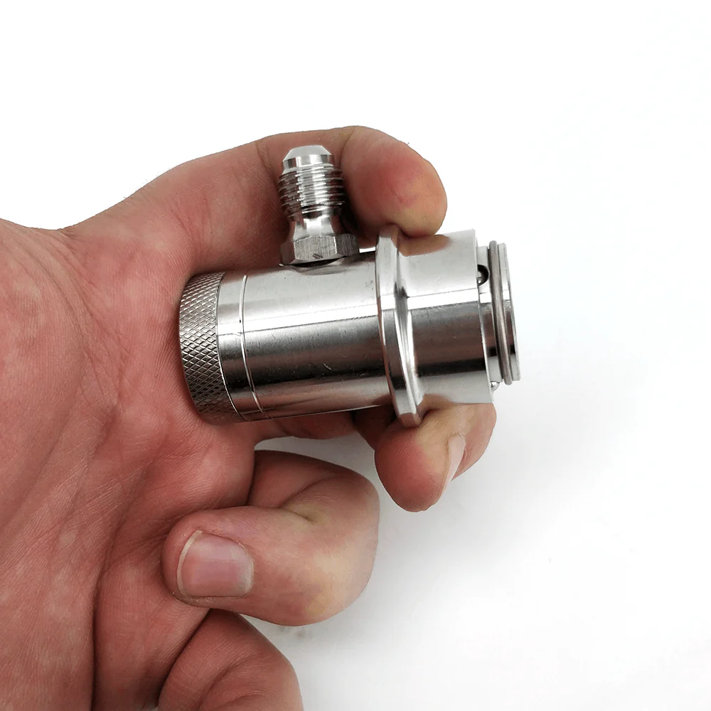 Machined Stainless Ball Lock Disconnect - MFL Thread (Grey/Gas) - Image 9