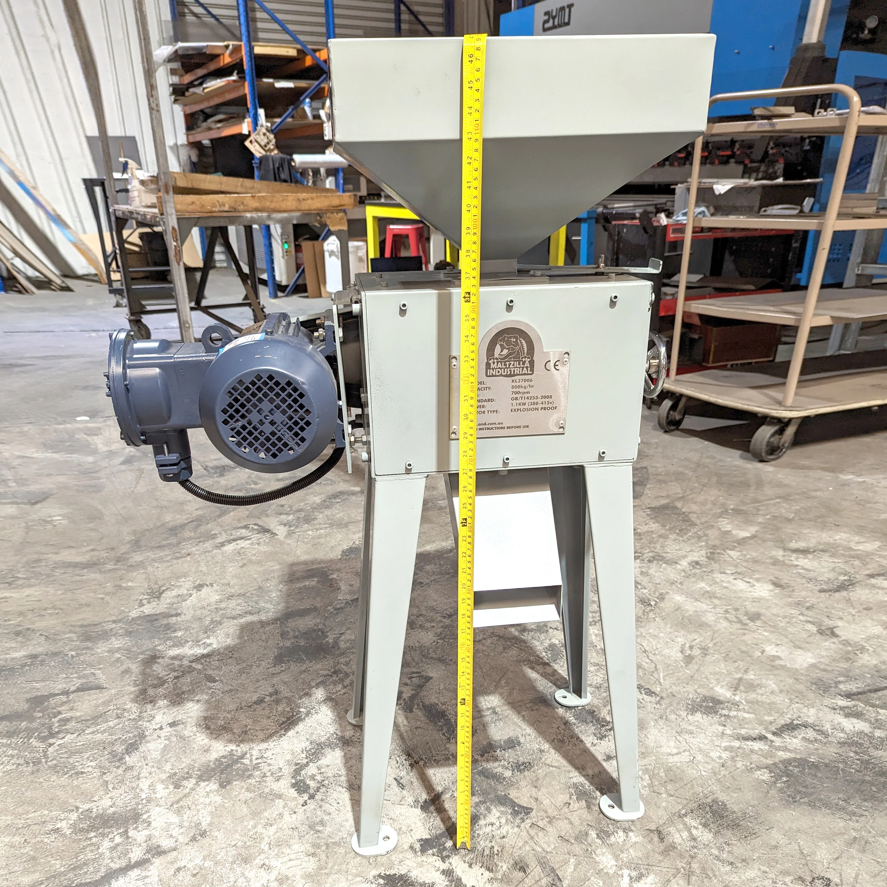 Maltzilla Industrial - Grain Mill - 1.1kw (300kg/hr) - Three Phase - Image 6
