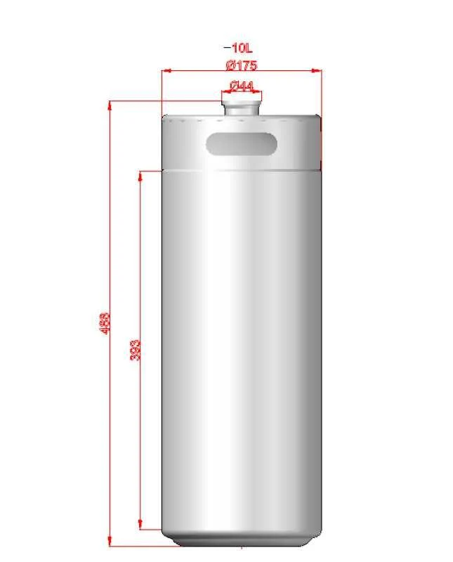 Mini Keg - 10L (approx 340oz) (175mm x 488mm) - Image 4