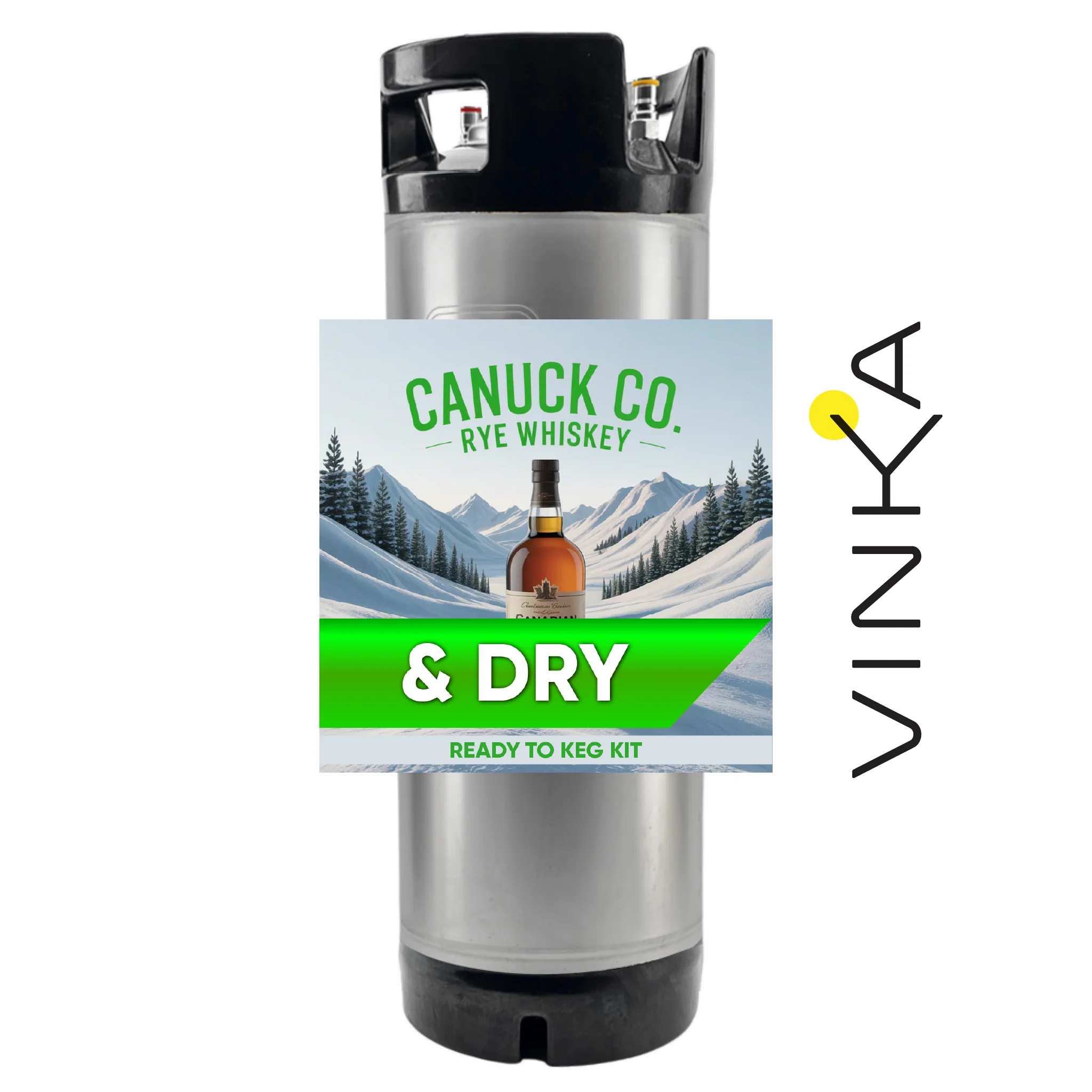 NEW G2 - Canuck Co. & Dry Ginger Ale (Rye Whiskey) - Ready to Keg Kit - Image 3
