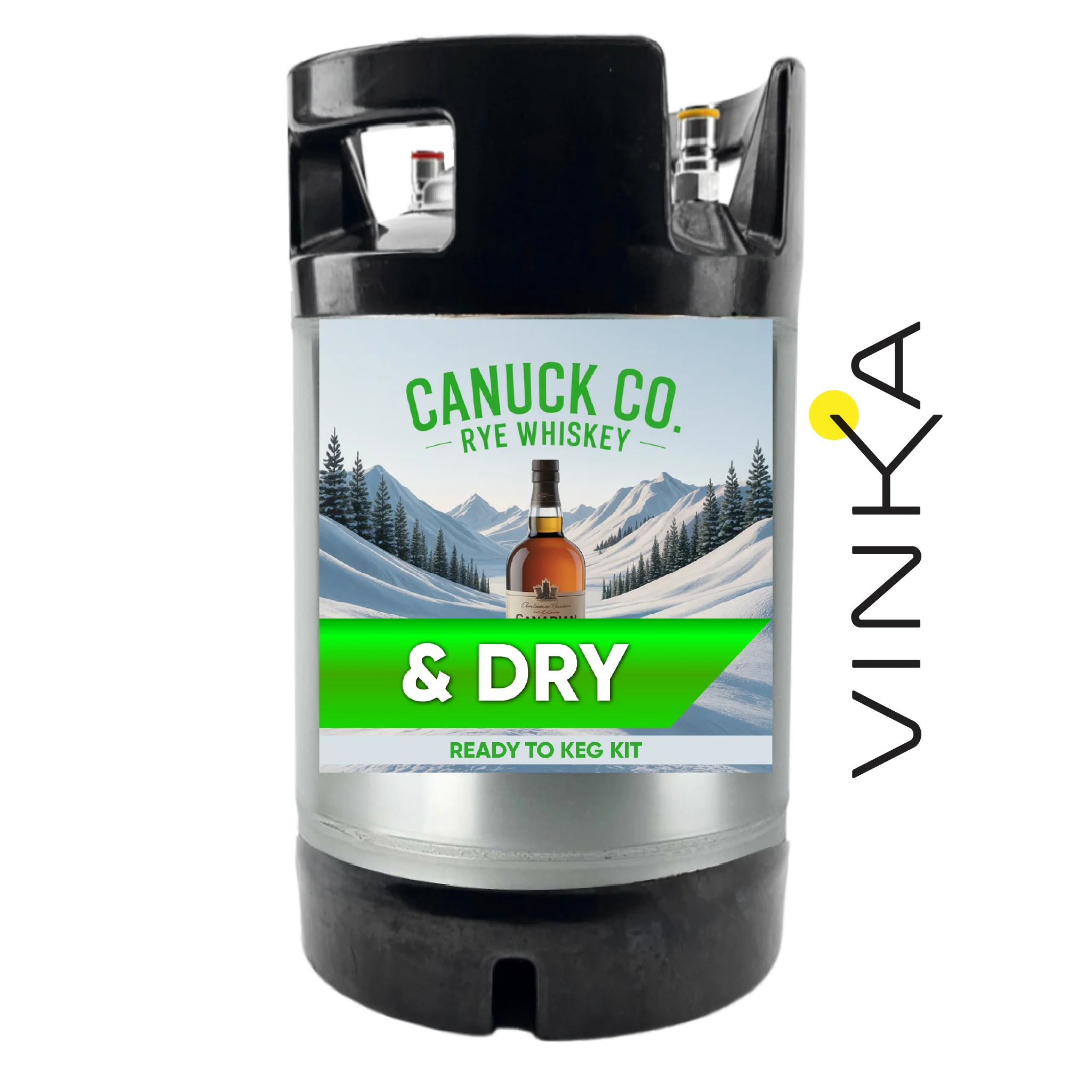 NEW G2 - Canuck Co. & Dry Ginger Ale (Rye Whiskey) - Ready to Keg Kit - Image 4