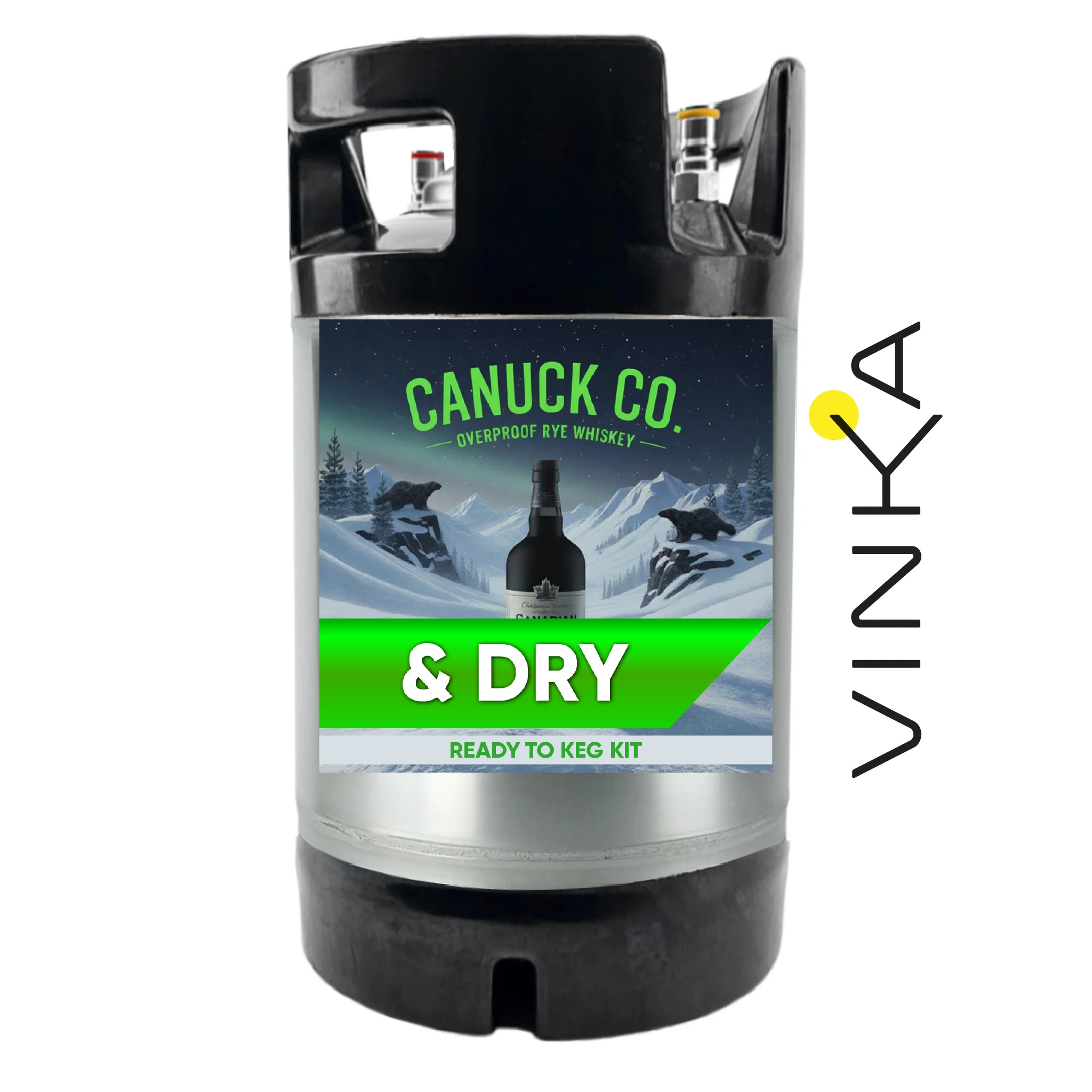 NEW G2 - Canuck Co. & Dry Ginger Ale (Rye Whiskey) - Ready to Keg Kit - Image 6