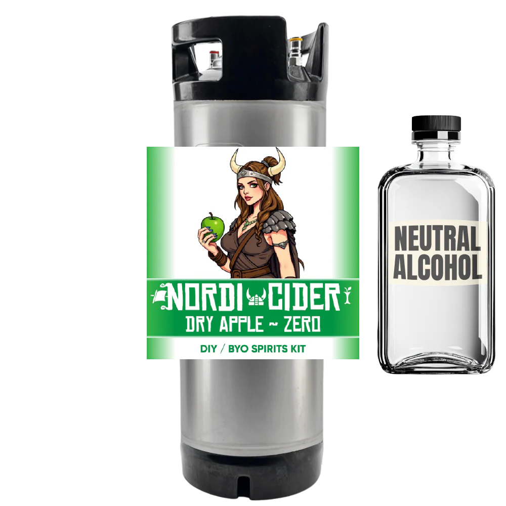 Nordi Dry Apple Cider - Zero Sugar - DIY ~ BYO Spirits Keg Kit - Image 2