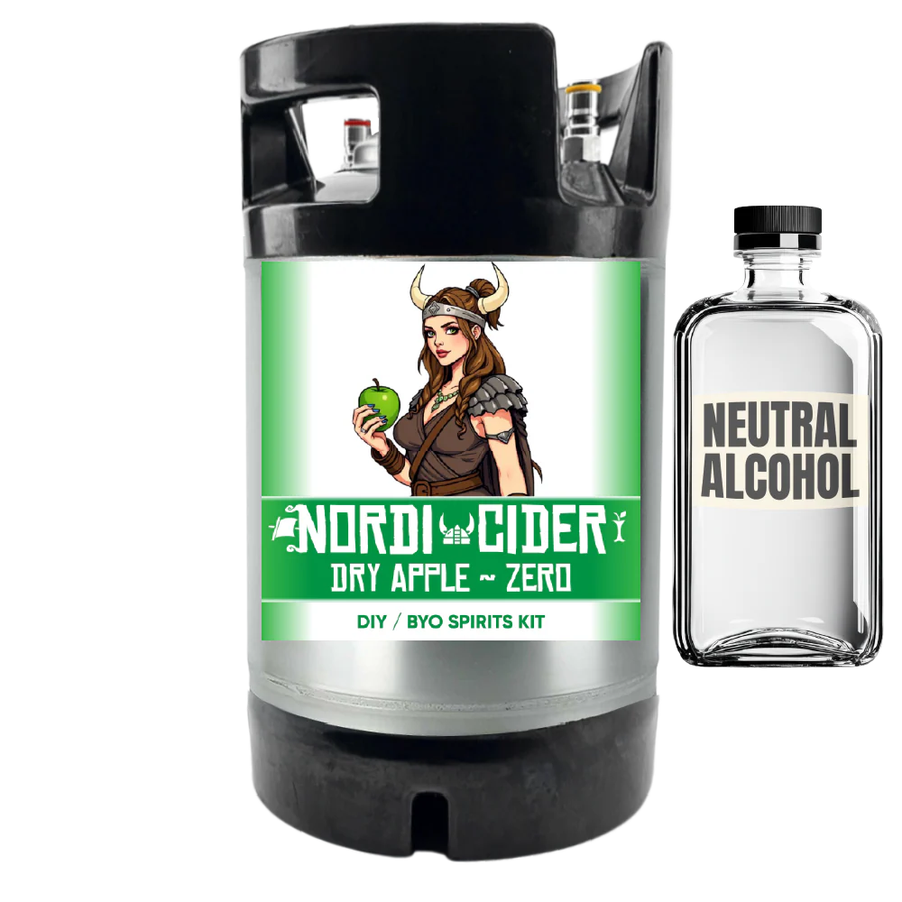 Nordi Dry Apple Cider - Zero Sugar - DIY ~ BYO Spirits Keg Kit - Image 3