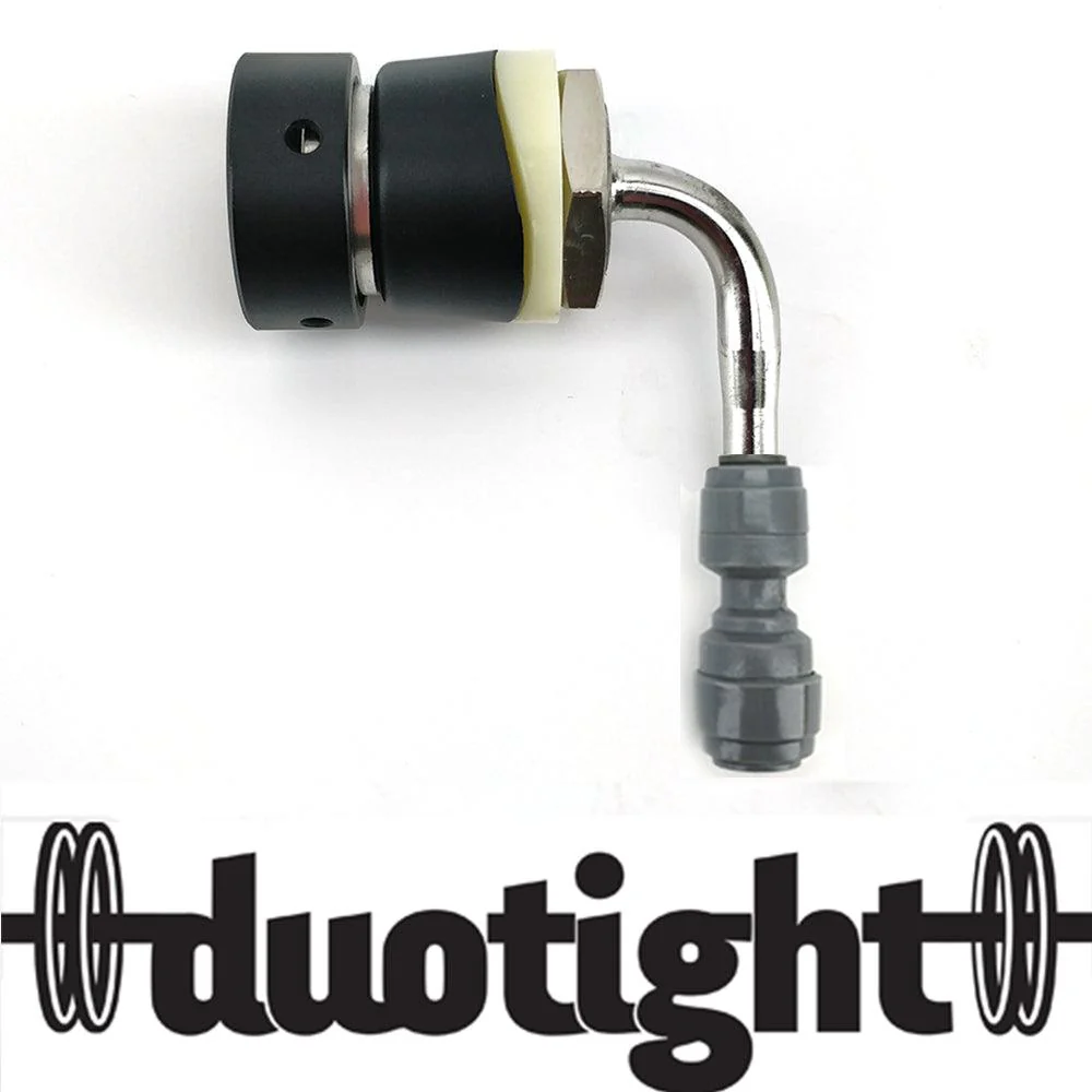 Black Short Shank - Stainless Steel (6.35mm1/4'' Tail suits duotight -6.35mm 1/4' Reducer) - Image 3