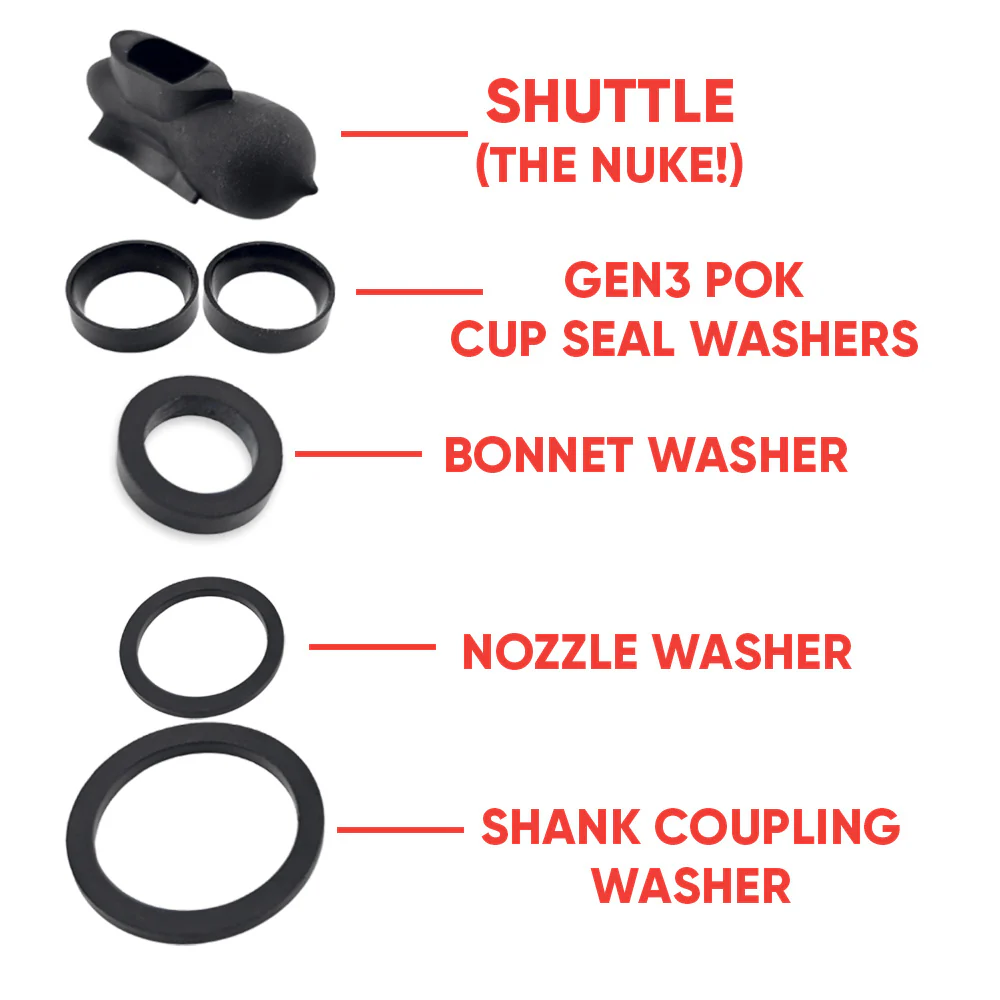 NukaTap - Seal Kit Gen3 POK for SS (Non-FC Taps) - Image 2