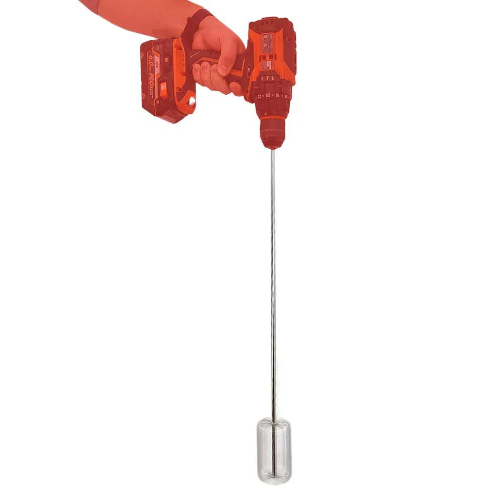 Premium Stainless Steel Drill Powered Mash Stirrer & Mixer - 1/4 Inch Hex Drive - Image 2