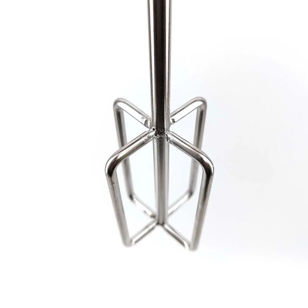 Premium Stainless Steel Drill Powered Mash Stirrer & Mixer - 1/4 Inch Hex Drive - Image 3