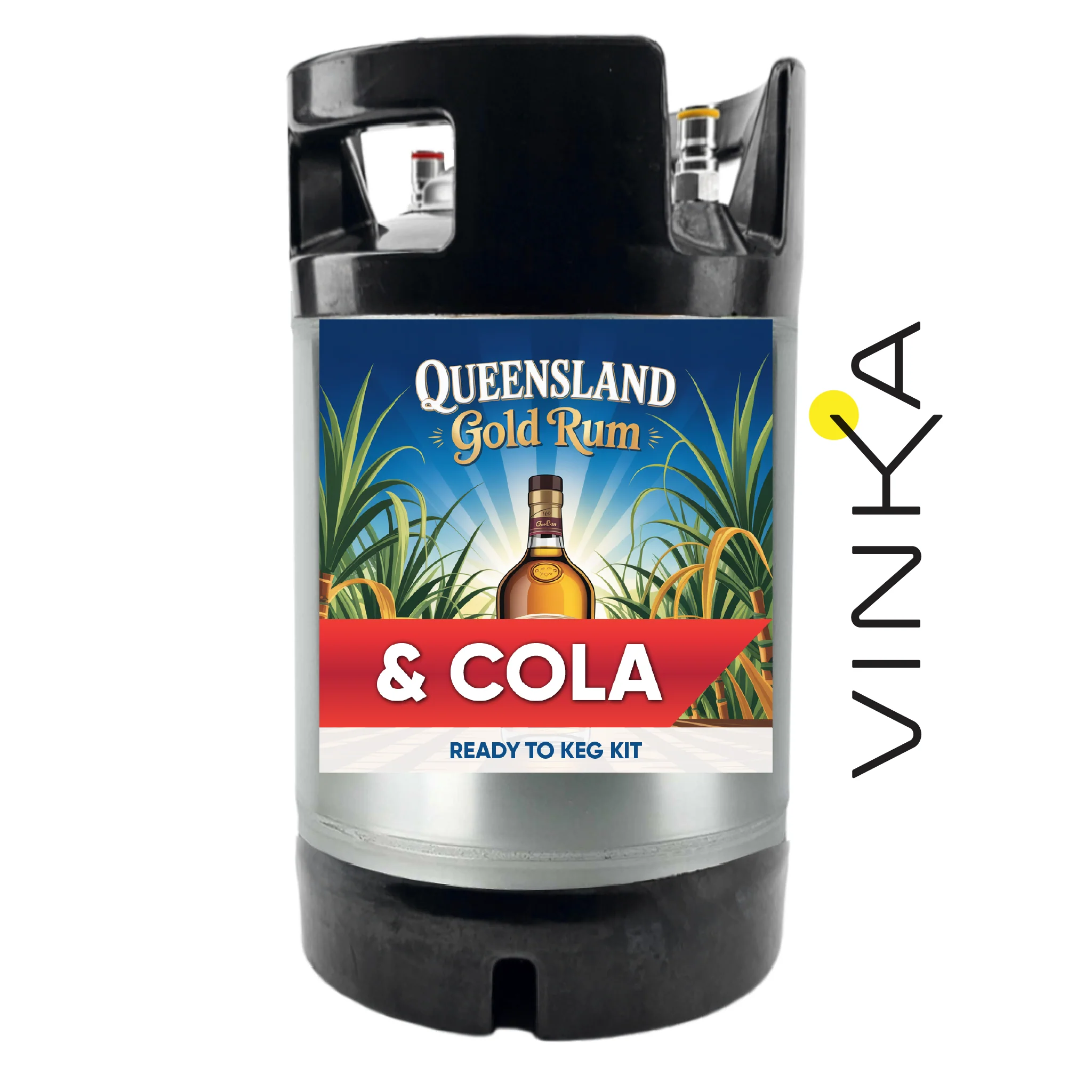Queensland Gold Rum and Cola Ready to Keg Kit - Image 4