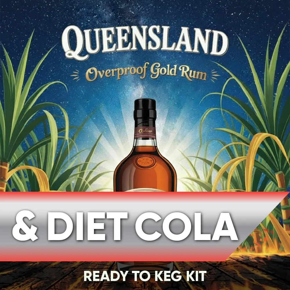 Queensland Gold Rum and Diet Cola - Ready to Keg Kit - Image 2