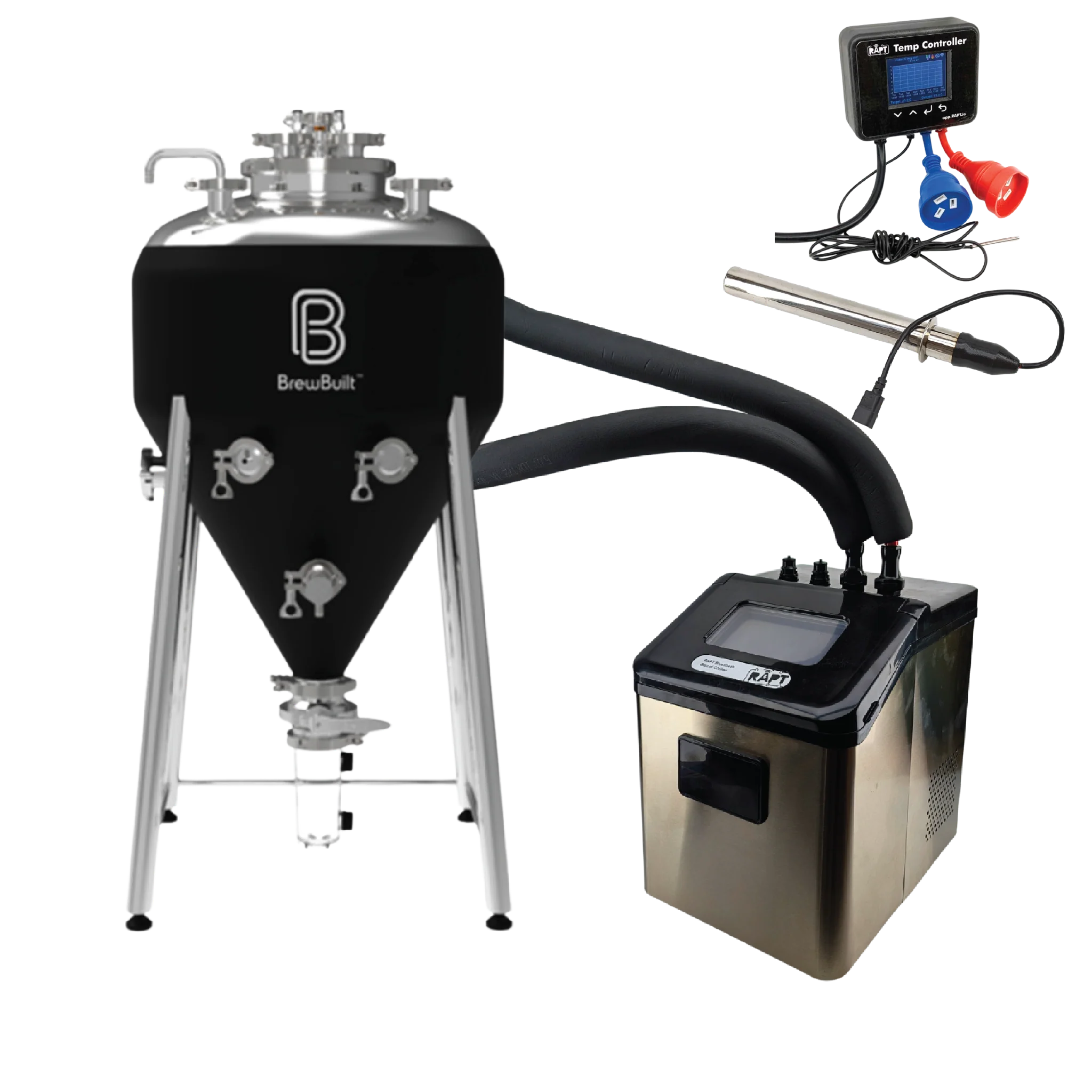 RAPT Glycol Chiller & BrewBuilt X3 Uni Conical Fermenter Combo - Image 12