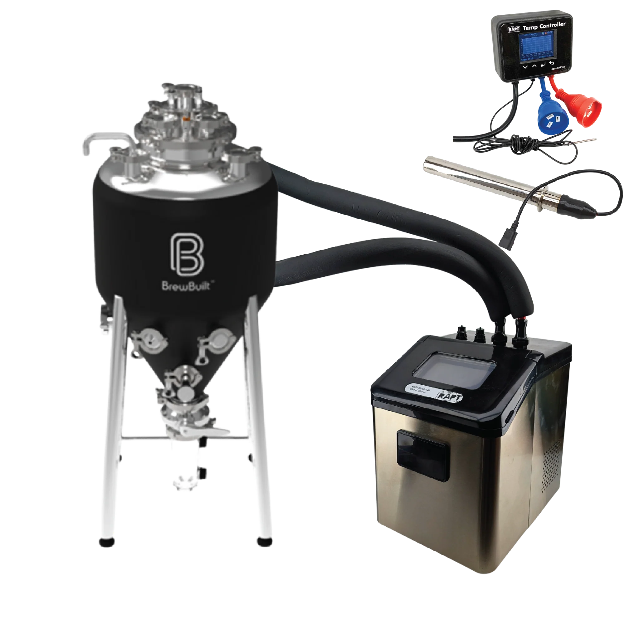 RAPT Glycol Chiller & BrewBuilt X3 Uni Conical Fermenter Combo - Image 8