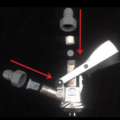 S-Type Keg Coupler with 8mm duotight Push Fit - Image 5