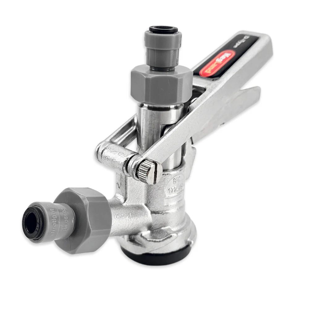 S-Type Keg Coupler All-SS with 8mm duotight Push-Fit - Image 2