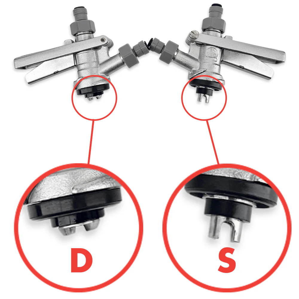 S-Type Keg Coupler All-SS with 8mm duotight Push-Fit - Image 5